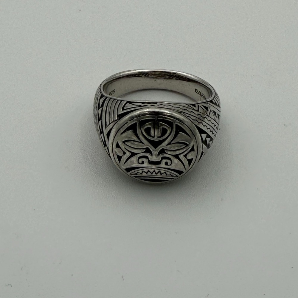 Effy Tribal Ring Sterling Silver Polynesian Tribal Na Hoku Size 12